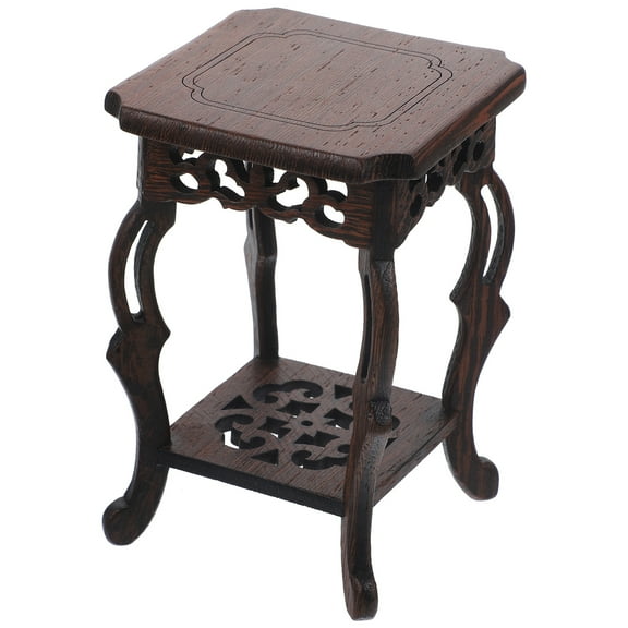 Wooden Plant Stand Holder Flower Pot Rack Base for Garden Patio Indoor Outdoor Plant Display