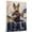 Airedale Terrier, variant on Affenpinscher Dog Playing Drum Kit Wall Stretched Canvas Size 8x12 – Affenpinscher Canvas Art for Dog Lovers, Drum Kit Canvas Wall Decor