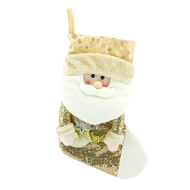 Árbol de Navidad Colgante Chimenea Calcetines Colgando año de nuevo Medias Adornos Vacaciones Decoración del árbol de Navidad Navidad Dulces Medias Papa Noel mayimx nueva media de años