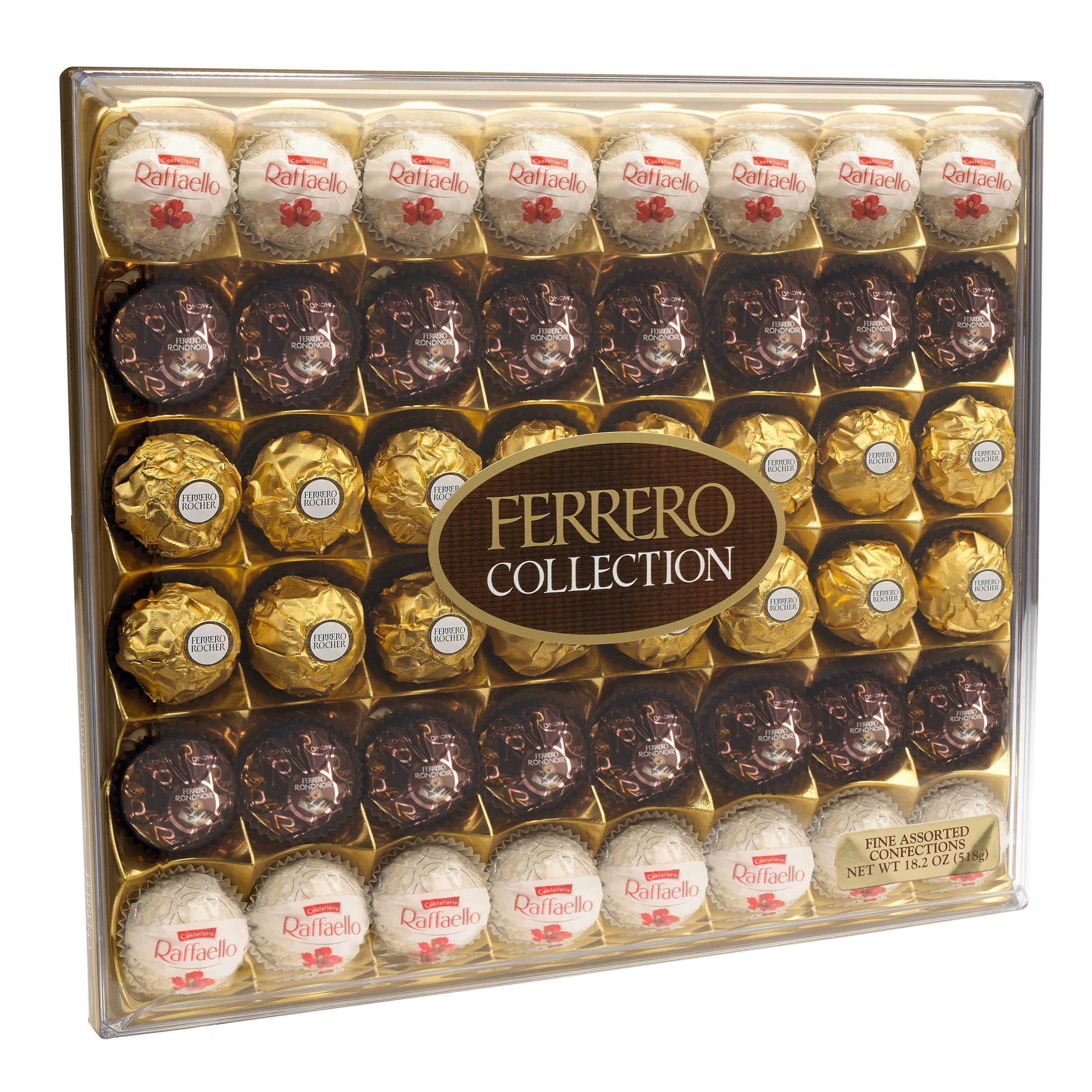 Count) Chocolate Dark Chocolate, Premium oz Easter and Great Gift, Coconut, Ferrero Gourmet 18.2 Milk A Collection Hazelnut 48 Assorted