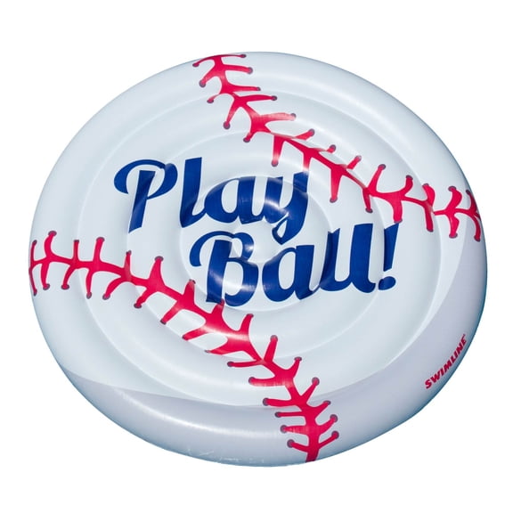 Swimline Vinyl Baseball Extra Large Pool Float, Multicolor