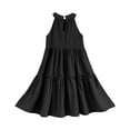 thumbnail image 6 of IROINNID Girls' Beach Sundress Baby Kids Summer Sleeveless Printed Princess Dress for Fashionable and Cute Comfortable Wear, 6 of 6