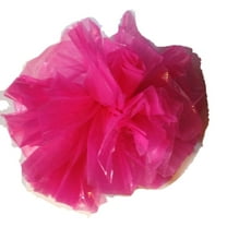 25 Car Limo wedding Decoration Plastic Pom Poms Flower 4" - hot pink