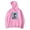 Pink, variant on Milo J Hoodie Hip Hop Style Pullover Casual Longsleeve Clothes Unique Sweatshirt