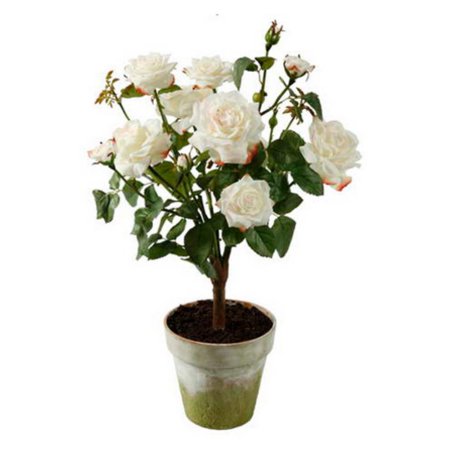 UPC 740173895767 product image for Jane Seymour 27 in. Potted Silk Garden Rose | upcitemdb.com
