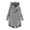 Gray, variant on IROINNID Christmas Shirts for Women Christmas Plush Hooded Pullover Long Sleeve Winter Thermal Loose Fit Tops,Red