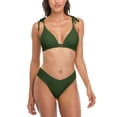 thumbnail image 1 of Charmo Women Sexy Bikini Bathing Suits Two Piece High Cut Triangle String Bikini Swimsuit, 1 of 7