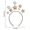 thumbnail image 5 of Diadema de estrella, con purpurina, linda estrella, aro para el cabello, fiesta, festival, diadema de estrella, accesorios creativos, diadema de estrella para fiesta, festival, vacaciones, cumpleaños, 5 of 5
