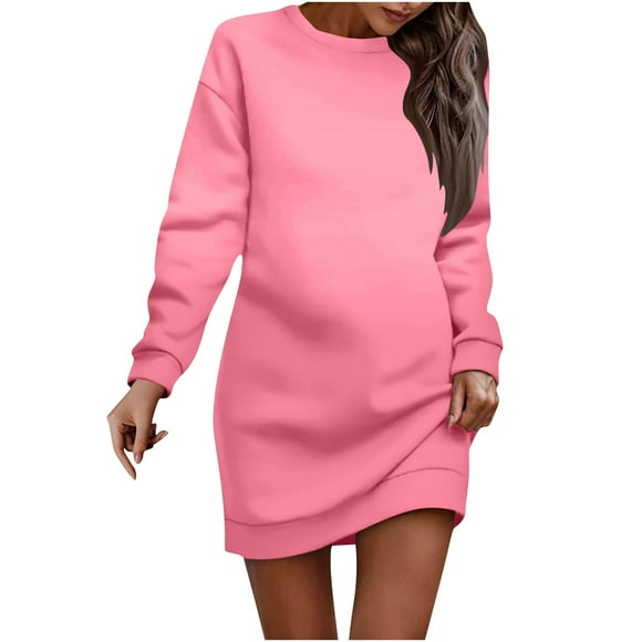 Gspmoly Casual Dresses for Women, Women'S Fashion Round-Neck Short Sleeved Printed Pullover Dress Wedding Dresses for Women Weekly Deals