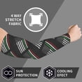 thumbnail image 6 of Compression Arm Sleeves Cooling For Men Women Italian America Thin Line Flag Sun Protection Sleeve Athletic Sleeve Cover, 6 of 7