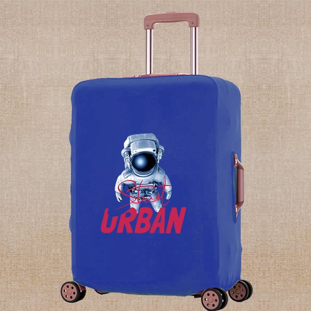 Luggage Cover Scratch Resistant Trolley Protective Cases Astronaut Print Travel Accessory Covers Apply To 18-32 Inch Suitcase 8astronaut003 XL (29-32inch)