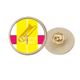 thumbnail image 1 of Como   equilibrio   dicta Broche de oro metálico circular, 1 of 3