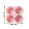 thumbnail image 2 of TIELUTT Silicone Baking for Four Connected Cylinder Cakes Versatile Design Baking Sheet Organizer Silicone Baking Mat Sheets Baking Sheets for Oven with Rack Cook Ware. Set Nonstick Bakeware with Lid, 2 of 2