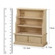thumbnail image 4 of 2x 1:12 Escala Dollhouse Gabinete Estantes De Exhibición Dollhouse Living Room Decor, 4 of 4