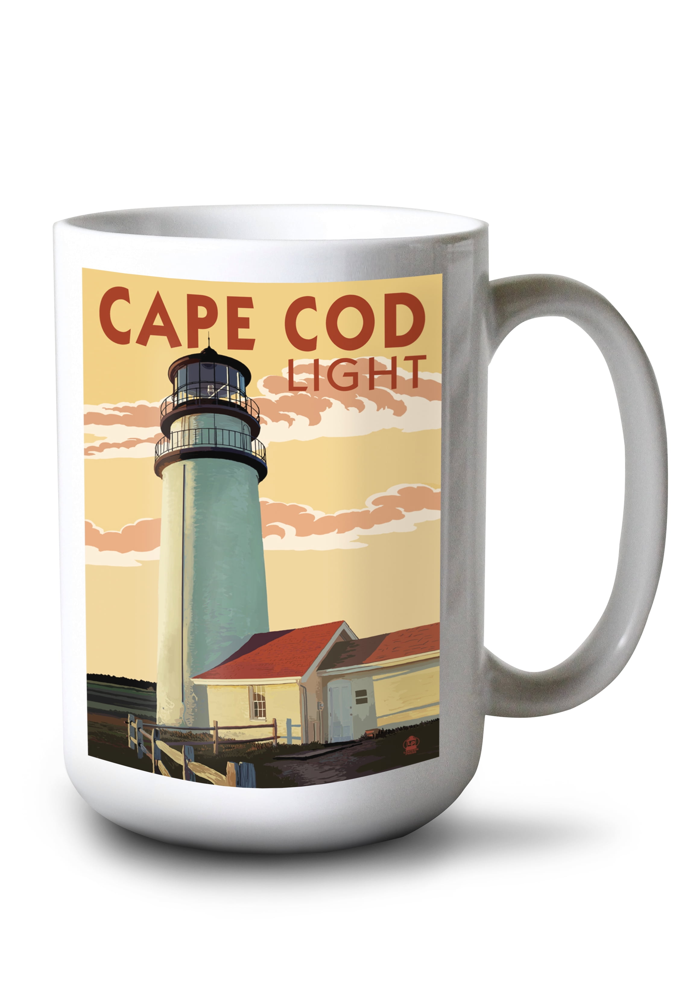 15 fl oz Ceramic Mug, Cape Cod, Massachusetts, Cape Cod Lighthouse