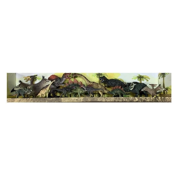 Set Dinosaurio Adventure Force sin Movimiento 12 Piezas