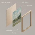 thumbnail image 4 of PixonSign Framed Canvas Print Wall Art Set - Vintage Nature Wilderness Landscape Posters - Set of 9 Botanical Countryside Farmhouse Decor Retro Pastel Wall Décor for Rooms - 11"x14" Natural, 4 of 5