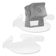 thumbnail image 1 of 4Pcs Mini Circular Corner Shelf with Easy Installation, Adjustable Brackets and Sturdy Acrylic Material for Security Camera Baby Monitor Speaker, 1 of 7