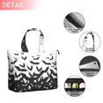 thumbnail image 2 of Halloween Bat Swarm Pattern Travel Tote Bags for Women Carry On,Large Weekender Bags for Women Travel,Multi Functional Duffle Bag for Work,Shopping,Sports, 2 of 5