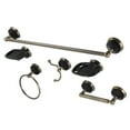 thumbnail image 5 of Kingston Brass BAK9110BB2 Water Onyx Bathroom Accessory Set, Brushed Brass - 6 Piece, 5 of 5