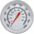 thumbnail image 1 of PinesC Barbecue Thermometer, Stainless Steel Oven Thermometer Max 500C/1000F Analog Display Thermometer for Oven, Pizza Oven, Wood Oven, 1 of 5