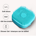 thumbnail image 3 of Pet Dog Bath Brush Soft Silicone Dog Shampoo Brush, Brush Hair Fur Grooming Cleaning Brush Soft Shampoo Dispenser - blue, 3 of 5