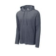 thumbnail image 3 of Sport Tek Male Cowl Neck Hoodie St406 True Navy Hthr Small, 3 of 4