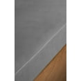 thumbnail image 5 of California King Size Anthracite Plain Adult Fitted Sheet 100% Cotton 1-Piece by Rosyn Home, 5 of 5