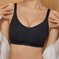 thumbnail image 2 of Njagoc3 Wireless Bras for Women Round Neck Seamless Fine Straps Comfortable Underwire Free Daily Bra, 2 of 6