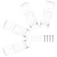 thumbnail image 1 of 4pcs Roller Curtain Positioning Hook Roller Shade Hook Bead Chain Tension Device with Screws, 1 of 8