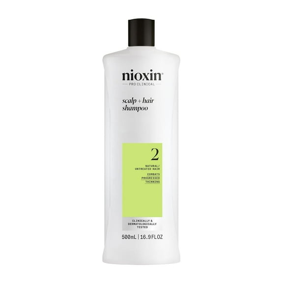 Nioxin System 2 Shampoo For Fine Hair Noticeably Thinning Nioxin, 16.9 Oz