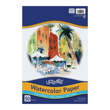 Pacon UCreate Watercolor Paper, 12 in x 18 in