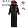 thumbnail image 1 of Anime Itadori Yuji Cosplay Costume Jujutsu Kaisen Yuji Itadori Costume Wig Party Halloween Tops Pants, 1 of 5