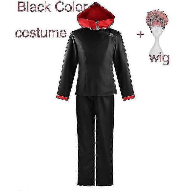 Anime Itadori Yuji Cosplay Costume Jujutsu Kaisen Yuji Itadori Costume Wig Party Halloween Tops Pants