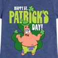 thumbnail image 3 of SpongeBob SquarePants - Happy St. Patricks Day - Girls Fitted Short Sleeve Tee, 3 of 6