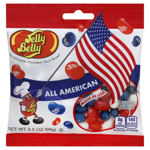 Jelly Belly, All American Jelly Beans, 3.5 Oz