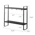 thumbnail image 7 of Yamazaki Home Two-Tier Countertop Rack, Black, Steel, 7 of 7