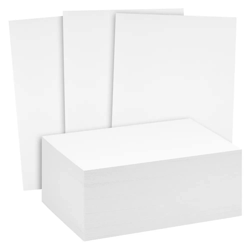Reskid White Cardstock Thick Paper - 11 x 17 Blank Heavy Weight 110 lb  Cover Card Stock - 100 Pack (11x17, inches)