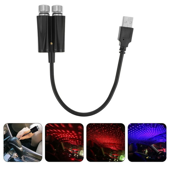 LULULION Ceiling Stars Usb Light Car Interior Black Decoration 1Pack