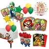 The Ultimate 8 Guest 54pc Super Mario Brothers and Luigi Birthday Party Suppl...