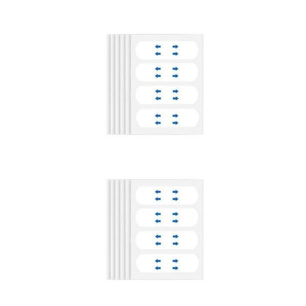 Guardurnaity Juego de cintas para levantar la cara Adhesivo de levantamiento delgado en forma de V transparente a prueba de agua Type1 NO1
