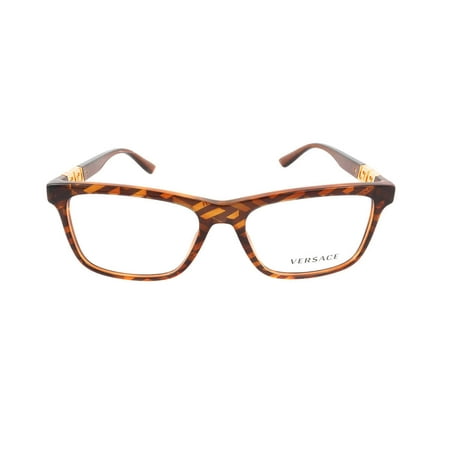 Versace Demo Rectangular Men's Eyeglasses VE3319 5354 55