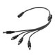 thumbnail image 3 of 2X 1 A 4 DC Divisor de 4 Puertos de Alimentacion Adaptador de Camara CCTV Cable, 3 of 4