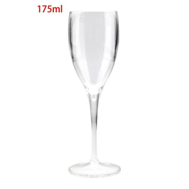 Gerich 1 Pcs Acrylic Champagne Stemware,Long Stem Wine Glasses,Plastic