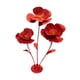thumbnail image 3 of Flores artificiales grandes de 62,9" de alto para decoración de bodas, flores gigantes para bodas. Rojo, 3 of 9