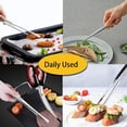 thumbnail image 2 of 2 pinzas de cocina finas de 30 cm, extralargas, de acero inoxidable., 2 of 5