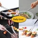 thumbnail image 2 of 2 pinzas finas para cocinar de 12 pulgadas, pinzas de cocina de acero inoxidable extralargas, 2 of 5