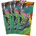 thumbnail image 6 of Parrot Flowers Kitchen Dish Towels 4 Pack Absorbent Hand Towels, Lint-Free 18"x28" Tropical Bird Fast Drying Hanging Dishcloths for Cooking Baking Home Clean, 6 of 7