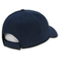 thumbnail image 3 of Decky 206 6 Panel Low Profile Structured Acrylic/Polyester Cap-Navy, 3 of 3