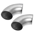 thumbnail image 1 of 2uds OD 3.50 Pulgadas 90 Grados Curva Escape Tubo Mandril Curva Codo, 1 of 7